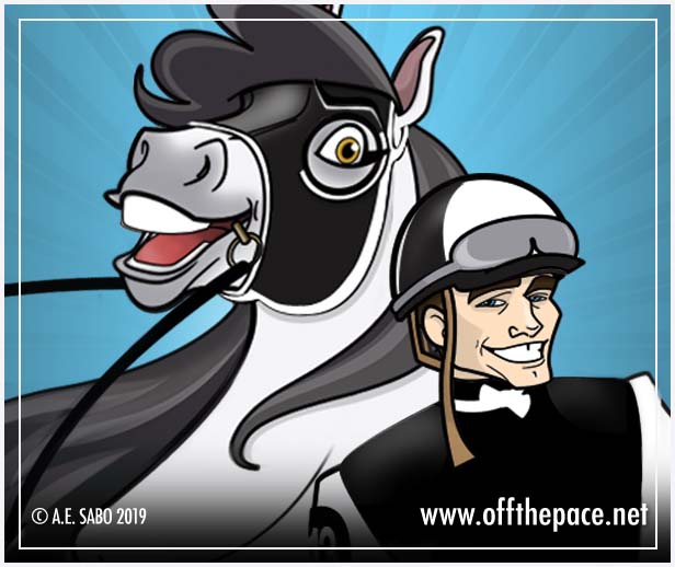 horse racing cartoons by ae sabo